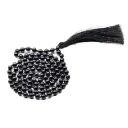 Crystal Japa Mala Black Tourmaline - 108 Beads