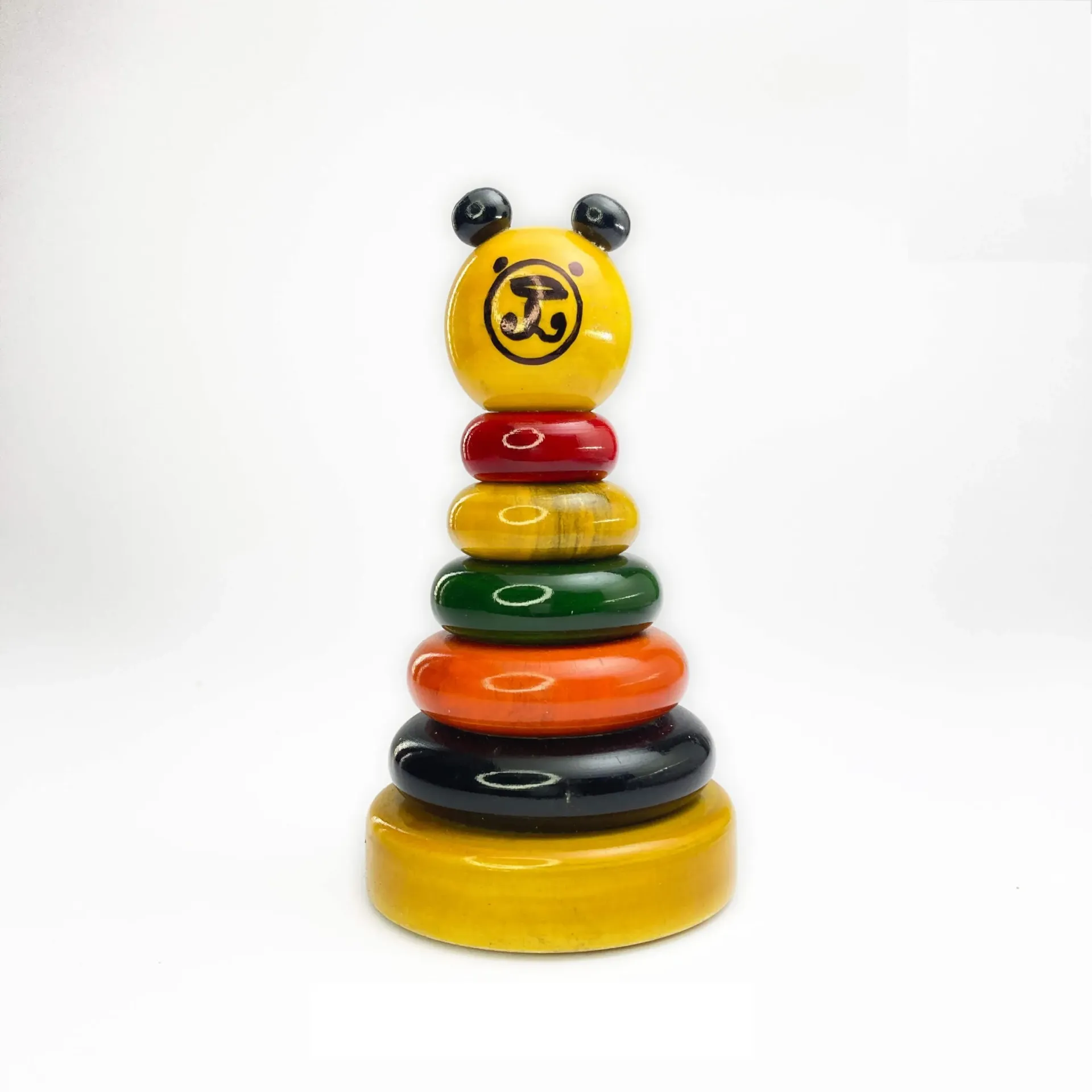 Wooden Ring Stacker Toy | Channapatna Educational Toy