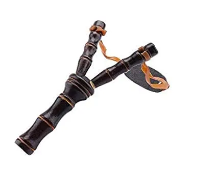 Wooden Slingshot Catapult undivil Toy Kids Outdoor Game Shooting (5 Years+) Pack of 1