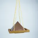 Copper Hanging Meditation Pyramid - 1ft X 1ft