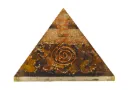 Tiger Eye Orgone Pyramid - 2 Inch