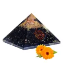 Black Tourmaline Orgone Pyramid - 2 Inch