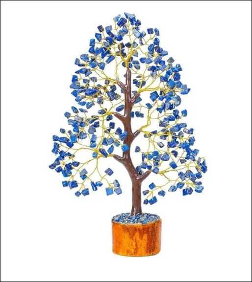 Crystal Tree – Blue Lapis Lazuli - 300 Beads