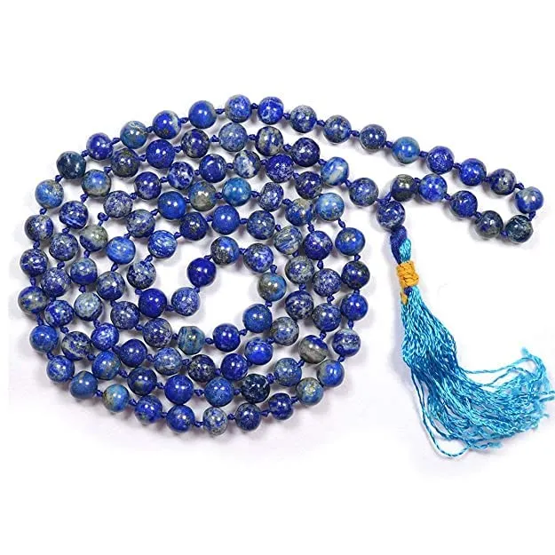 Crystal Japa Mala Lapis Lazuli - 108 Beads